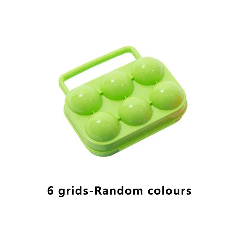2/4/6/12 Grids Egg Storage Box Home Kitchen Organizer Egg Holder Container Case Portable Outdoor Camping Picnic Eggs Boxes Case