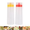 300m l4-Hole Plastic Salad Ketchup Mustard Kitchen Accessories Dressing Squeeze Bottle Condiment Di