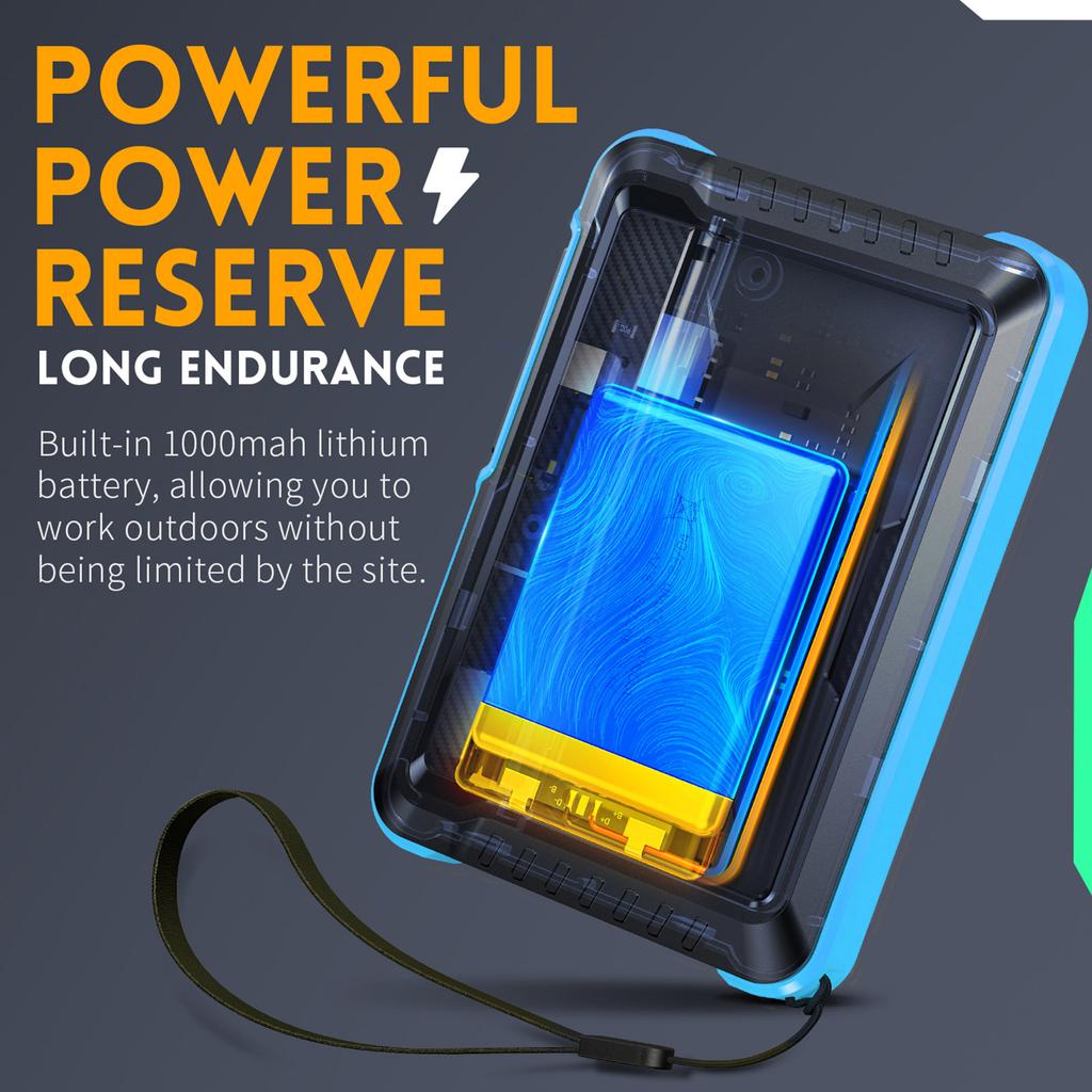 DSO152 Mini Handheld Oscilloscope Lightweight and Durable ABS Material x10±400v (800VPP) Voltage-Measurement Capacity
