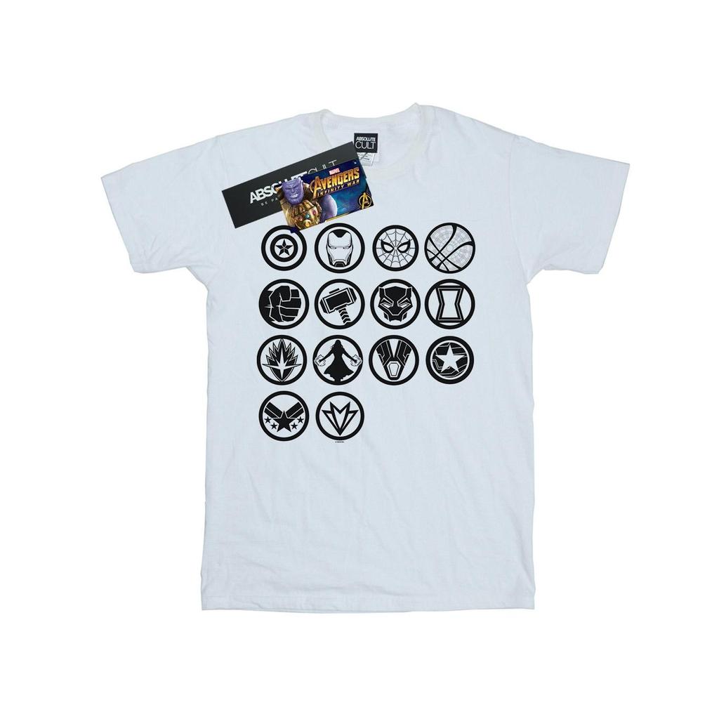 Marvel Mens Avengers Infinity War Icons Assemble T-Shirt