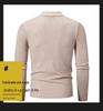 Men's Retro Half-High Neck Slim-Fit Knit Sweater - Versatile Base or Outer Layer, Casual and Lightweight