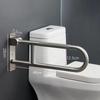 Multi Functional Stainless Steel Handrail Foldable Elderly Anti Slip Railing Bathroom Toilet Safety Armrest