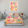 Colorful Elephant Pattern Decor Set Bedding Set with 1 Duvet Cover 2 Pillowcases Single Double King Queen Gift