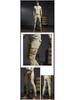 Men's Versatile Multi-Pocket Khaki & Camouflage Jogger Pants - Slim-Fit for Spring & Autumn