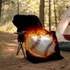 Baseball Theme Printed Blanket - Perfect for Couch, Bed, Travel & Outdoor Use | Machine Washable, Cozy & Durable.