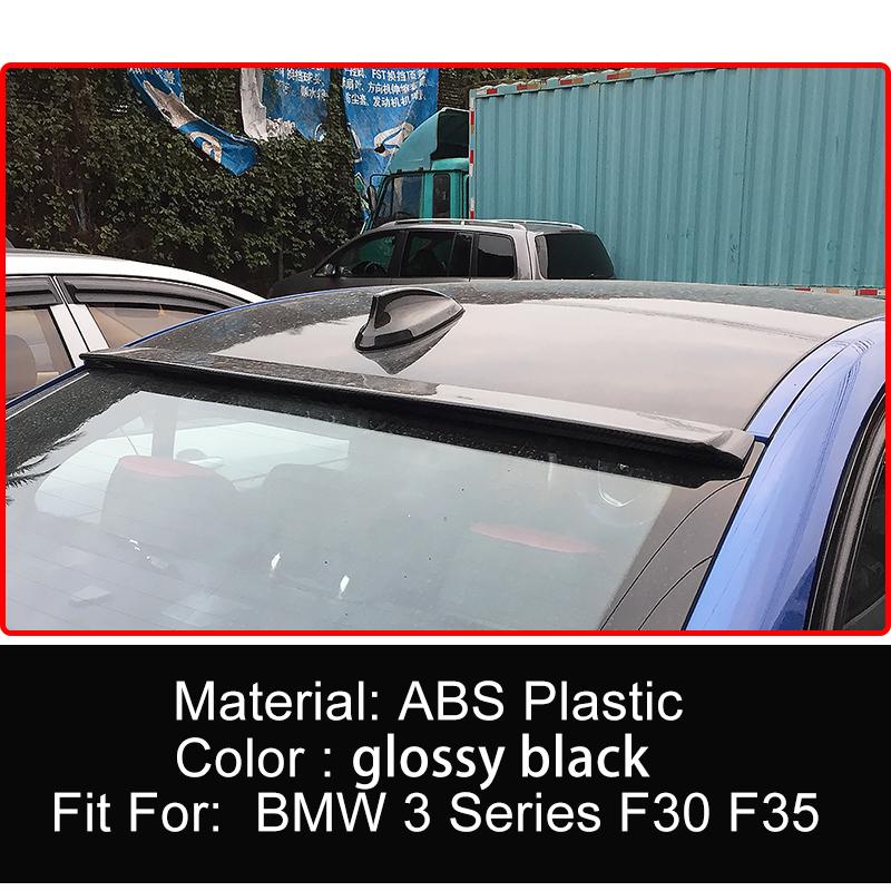 Rear Window Roof Car Spoiler Wing For BMW F30 F35 F80 320 325 330 High Quality ABS Black Carbon Tuning Accessories
