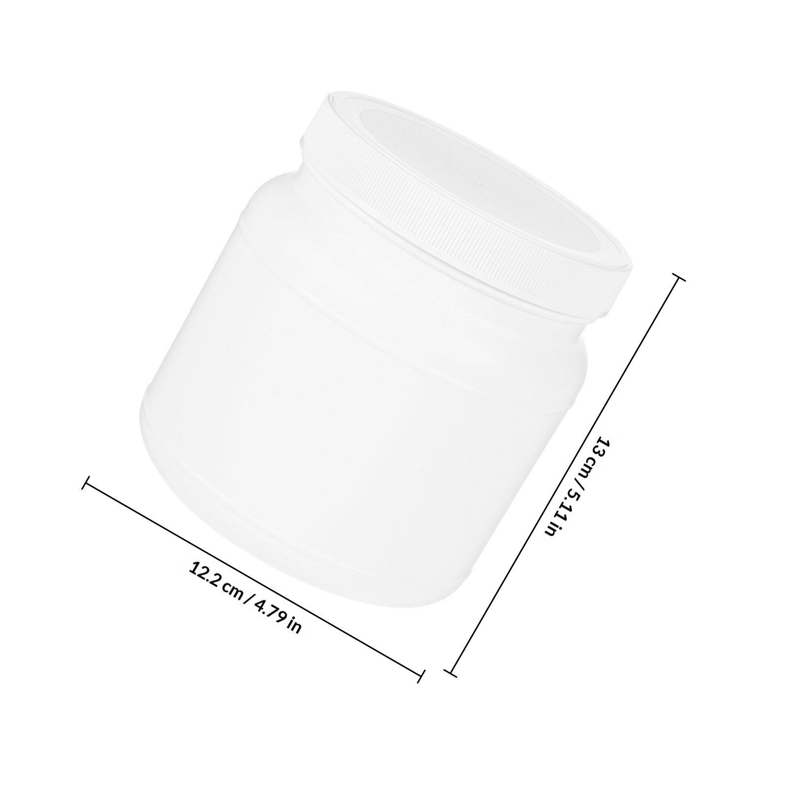 Wide Mouth Airtight Plastic Jar Large Capacity Powder Container Sealed Storage Milk Protein Coffee Kitchen Travel