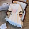 Plus Size Women's Summer Slimming Mid-Length Loose Dress
