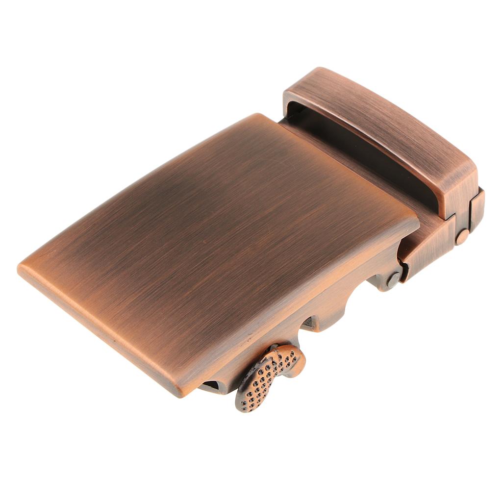 

Men s ratchet belt buckle replacement, rectangular automatic медный