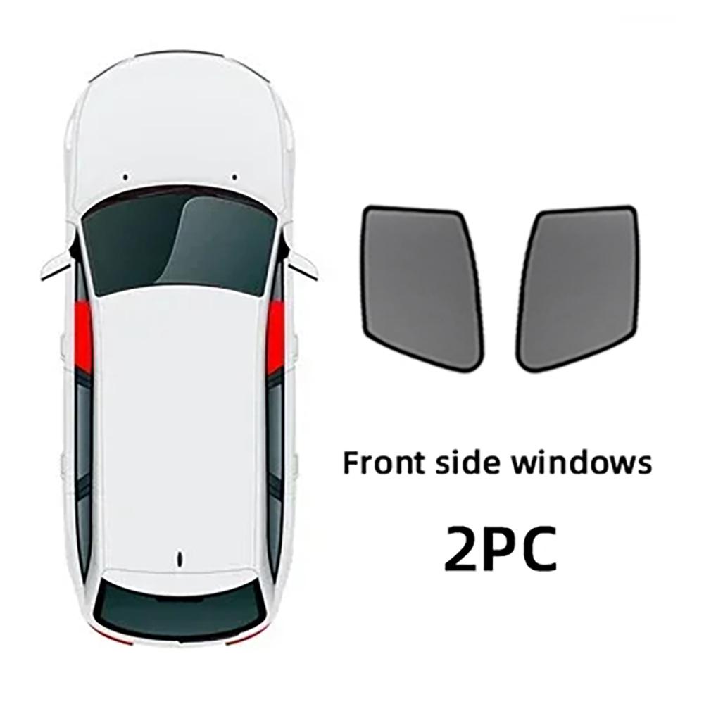 BYD Atto 3 2022-2024 Magnetic Car Window Sunshade Umbrella – Front Windshield and Rear Window Anti-UV Portable Sun Screen