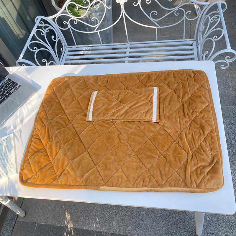 USB Electric Blanket, 60x80, Washable Crystal Velvet, 45℃ Constant Temp for Winter Warmth