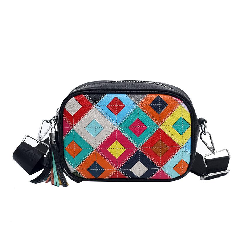 

Новая кожаная цветная сумка-мессенджер для женщин, роскошная высококачественная женская сумка через плечо