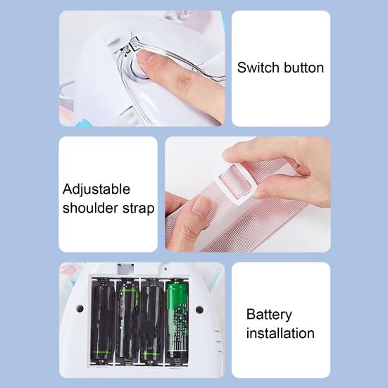 Elektrische Feen-Schmetterlingsflügel mit LED-Lichtern Leuchtende Regenbogenflügel für Mädchen Frauen Rollenspielkostüm für Party Weihnachten