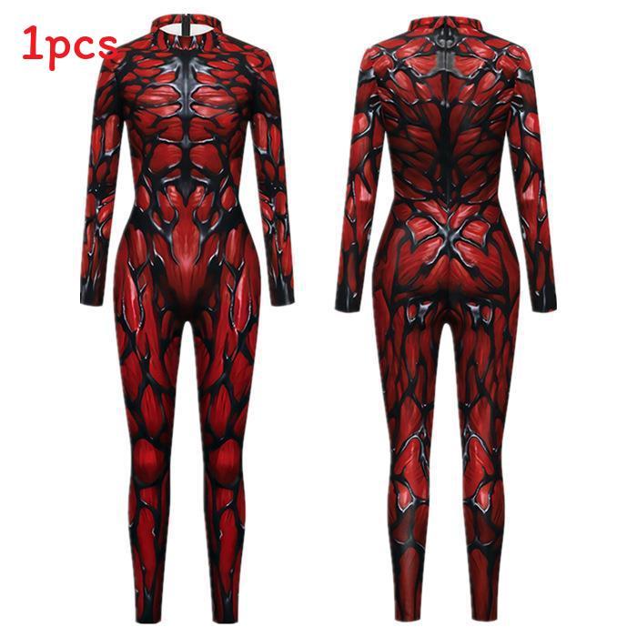 Halloween Spiderman 3d Printed Bodysuit With Elastane For Cosplay And Costume Events
