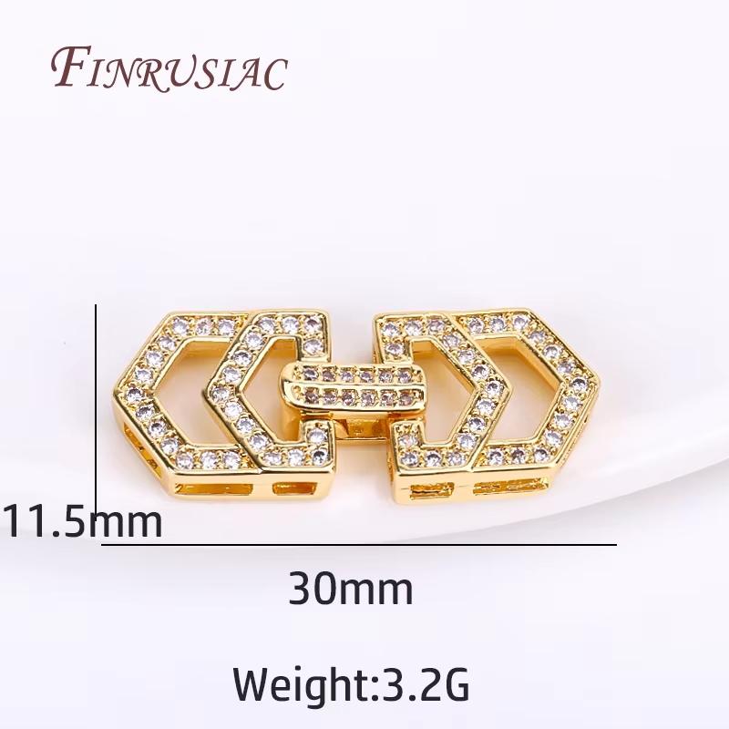 Pearl Clasps 18K Gold Plated Necklace Clasp For Jewelry Connectors DIY Bracelets Accessories,Locks For Jewelry Making Supplies