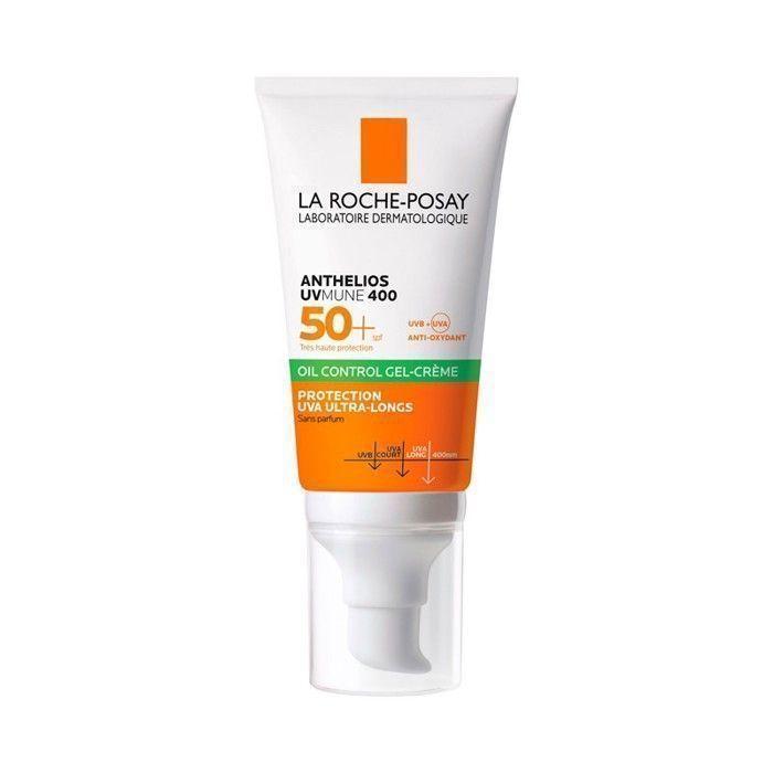 La Roche Posay - Anthelios Sonnencreme-Gel für das Gesicht gegen Augentränen - fettige und empfindliche Haut - LSF50+ - 50ml