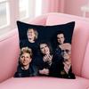 British Postpunk Rock Band TThe Cure Cushion Cover Pillow Case Soft Skin Friendly Fabric  Concealed Zipper