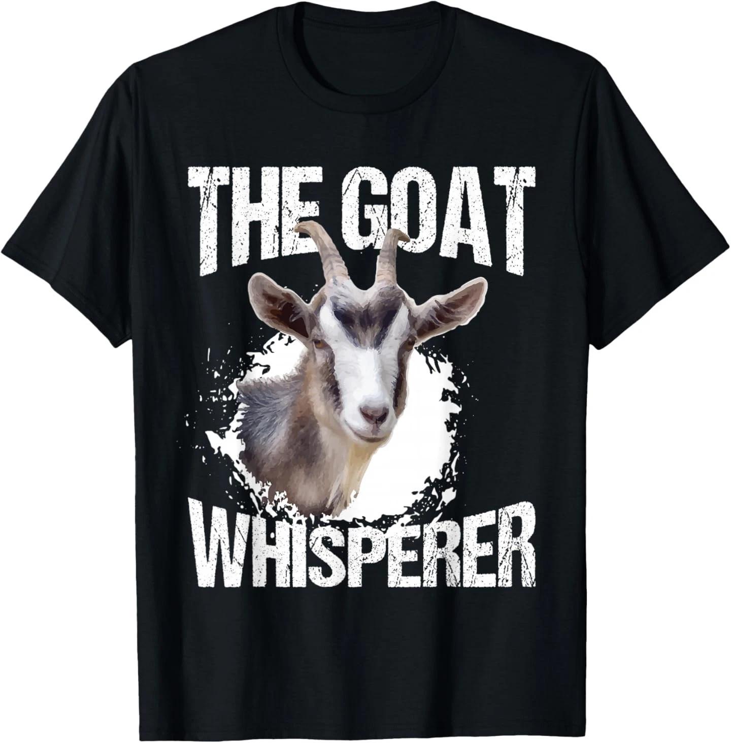 

The Goat Whisperer Funny Goat Lover Farmer Gift T-Shirt 3XL