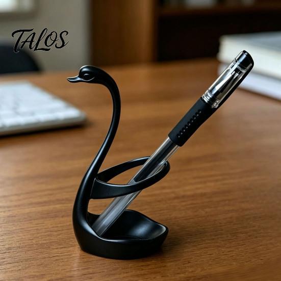 Environmentally Friendly Pen Cup 3D Printed Swan Holder, Decorative Desk Organizer, Aesthetic Storage Office Organizer Container, Minimalist