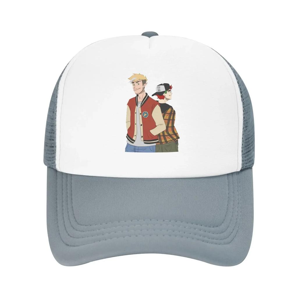Friends Jake and Hendy Anime Cartoon Sport Mesh Baseball Caps Women  Printing Male Beach Coquette Hat Snapback Cap