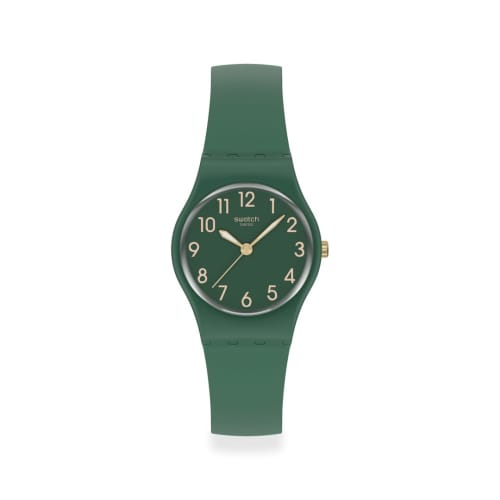 Swatch Notes of Pecan LG130 Women's Watch, Green
