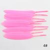 20Pcs Goose And Duck Feather Small Straight Knife 12Cm High Quality Color Diy Jewelry Material Accessories Real Hair