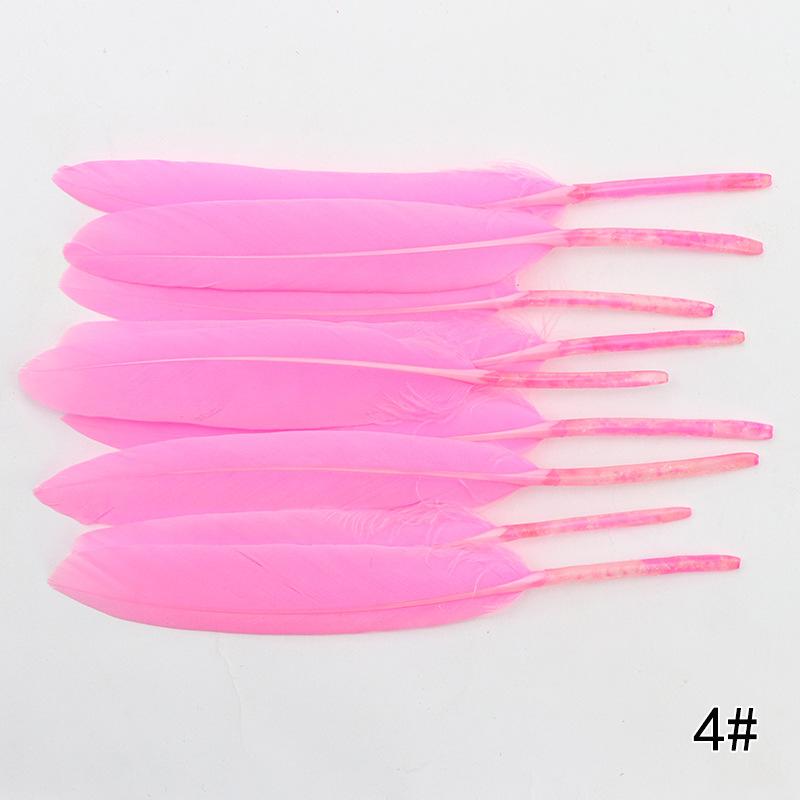 20Pcs Goose And Duck Feather Small Straight Knife 12Cm High Quality Color Diy Jewelry Material Accessories Real Hair