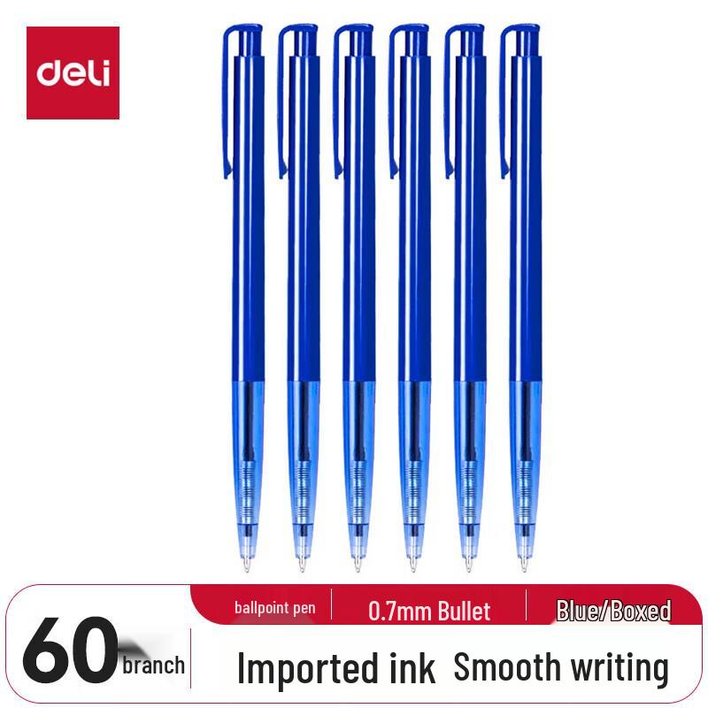 Deli 0.7mm Retractable Ballpoint Pen
