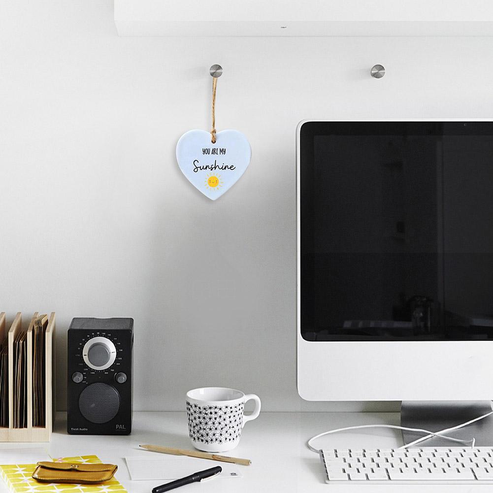 Thank You Gift, Appreciation Gift, Acrylic Hanging Heart Plaque Gift, Never Forget the Difference You Make, Plaque Bag