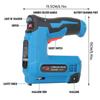 Rechargeable U-Type Electric Brad Nailer - Portable Lithium Battery Nail Gun for Home Use