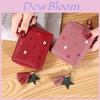 Minimalist Pu Short Wallet For Women With Heart Pattern And Zip Closure For Daily Use
