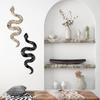 Set of 2 Wood Snake Earthy Room Wall Decoration Witchy Desk Ornaments Frame Wall Hanging for Apartment Bedroom Home