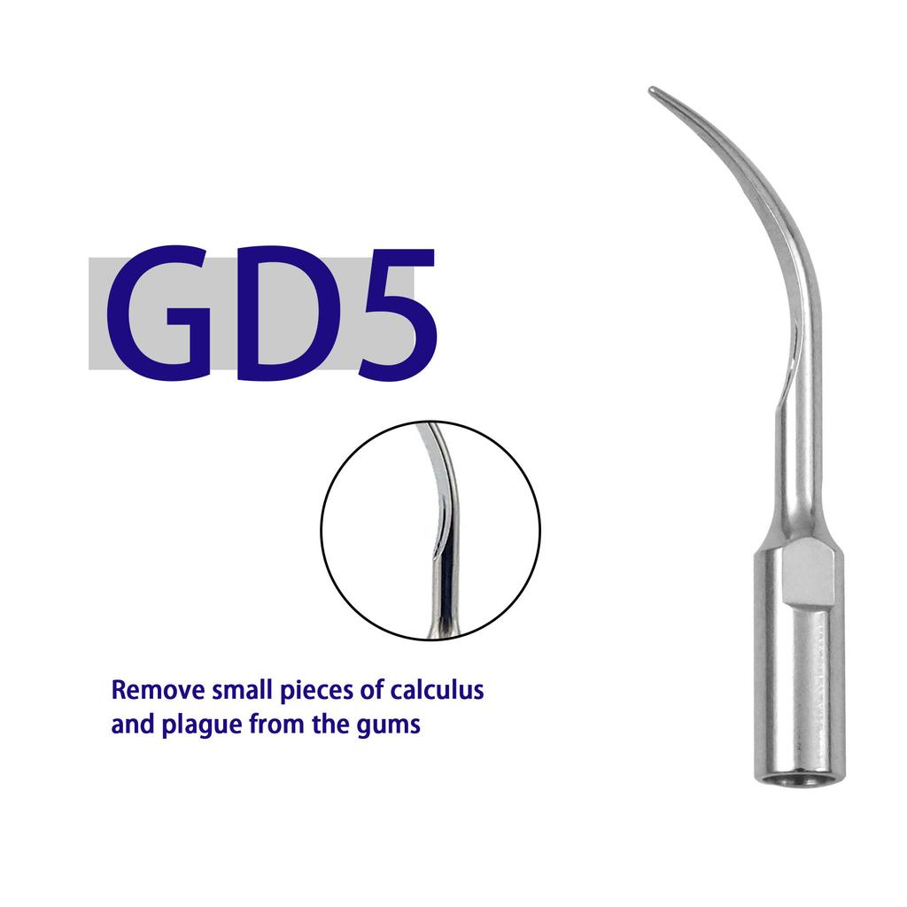 5Pcs Dental Ultrasonic Scaler Tips Fit Ems Woodpecker Dte Satelec G1-G6 E1-E5 P1 P3 P4 Gd1-Gd6 Pd1 Pd3 Pd4 Ed1 Ed2