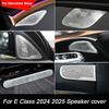 For Mercedes Benz E Class W214 2024 2025, Car Dashboard Tweeter Horn Cover Door Audio A-pillar Speaker Under Seat Air Outlet Lid