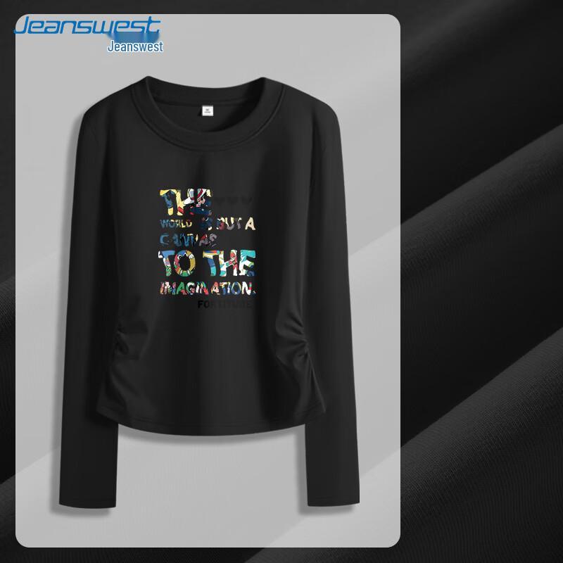 Jeanswest Men s Graphic Slim Fit Long Sleeve T-Shirt S