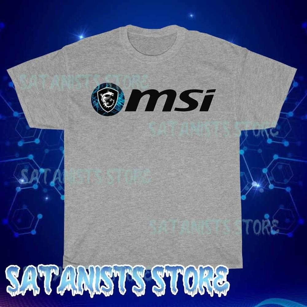 

New Gaming Series MSI Shield Logo Grey Hoodie Sweatshirt Funny Size S to 5XL 4XL