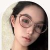 Luxury Design Finished Myopia Glasses for Women Men Trendy Blue Light Blocking Near Sight Eyewear Fashion Minus Diopter Glasses
