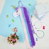 Unicorn Children's Hair Clip and Accessory Storage Strap Wall Mounted Felt Children's Room Decoration Storage Rack Cute Felt