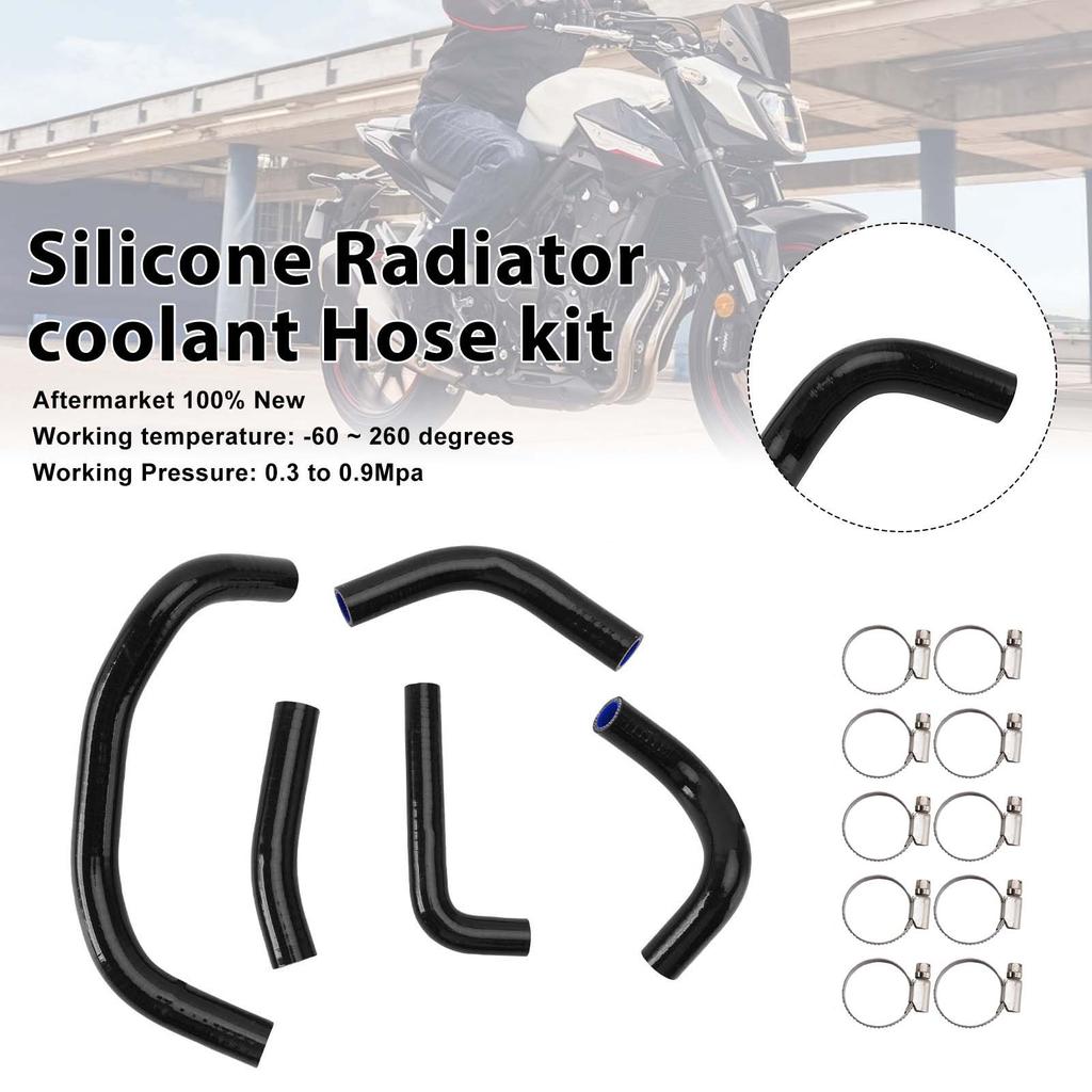 Silicone Radiator coolant Hose kit For Honda CB500SF 2026+ Black