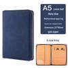 Custom Business Notebook with Zipper Bag - Multifunctional A6/B5 Notepad & Manager Folder