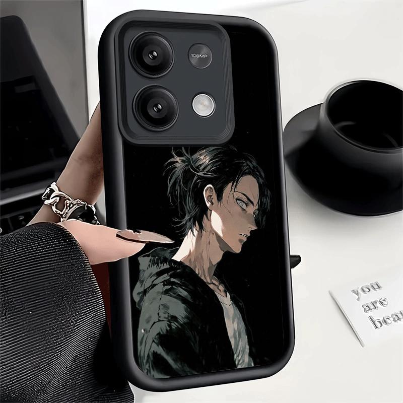 Phone Case for Xiaomi Redmi Note 15 14 13 Pro Plus A-Attack On T-Titan Eren Yeager Shell 12S 11 11S 11T 5G 14S Soft Silicone Fun