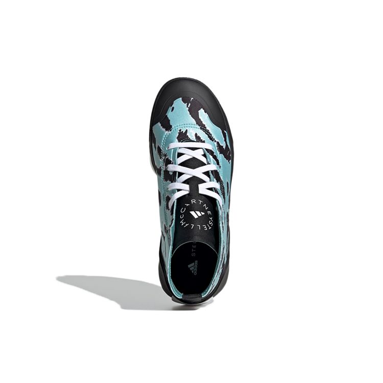 Adidas Treino Mid Graphic Casual Durable Support High-Top Training Shoes Women Sneakers Black Blue GZ4382