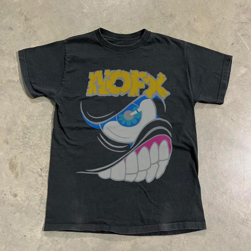 Heiß! NOFX Rockband T-Shirt, Unisex Schwarzes Baumwoll-T-Shirt, Größe S-5XL