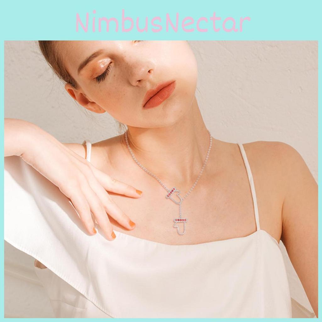 Minimalist Necklace Girls With Alloy Flower Pendant Christmas Decoration Gift
