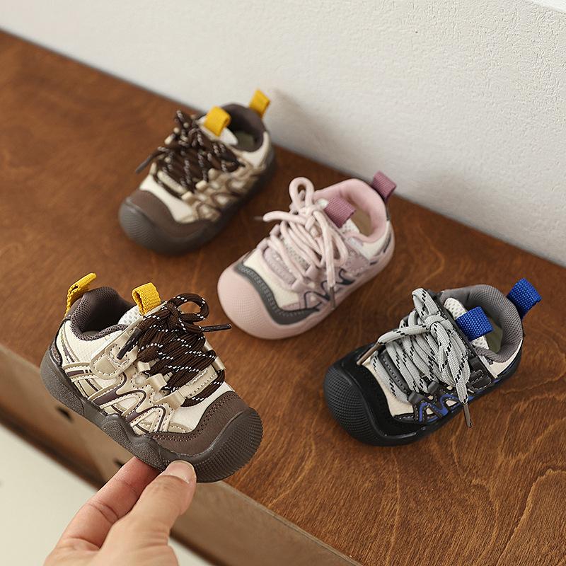 Baby Lightweight Toddler Shoes Children's Breathable Casual Shoes Boys' Anti-skateboard Shoes Girls' Soft-soled Sports Shoes