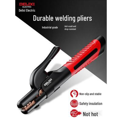 Delixi Industrial-Grade Argon Arc Welding Holder: Anti-Scald Electric Clamp & Copper Pliers