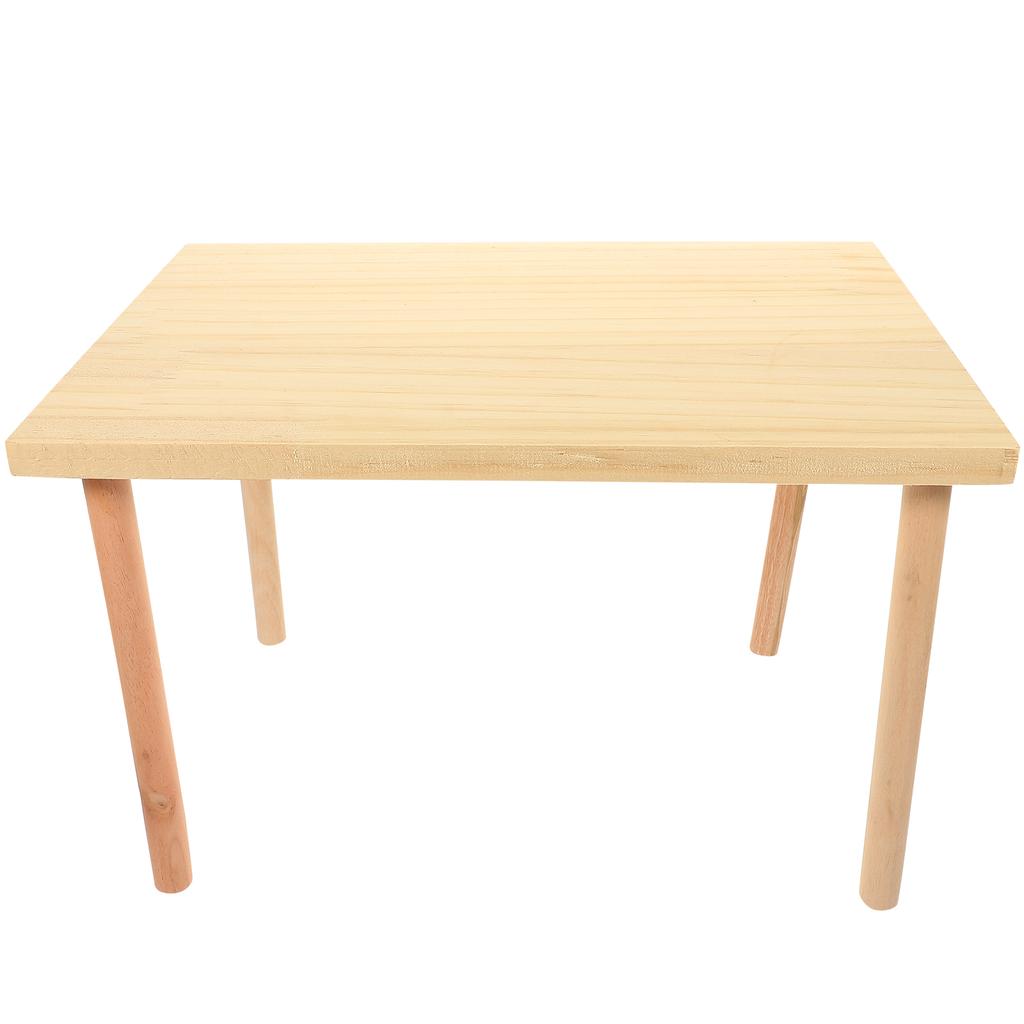 Robuste Holzplattform, Hamsterkäfigzubehör, Chinchilla-Spielzeug, Ratten-Springständer, Meerschweinchenzubehör, Haustierprodukte, Bekleidung