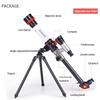 HD Astronomical Telescope Children Students Stargazing Monocular Teaching Aids for Beginners Students Children