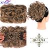 LARGE Comb Clip In Curly Hair Extension Synthetic Hair Pieces Chignon Women Updo Cover Hairpiece Extension Hair Bun