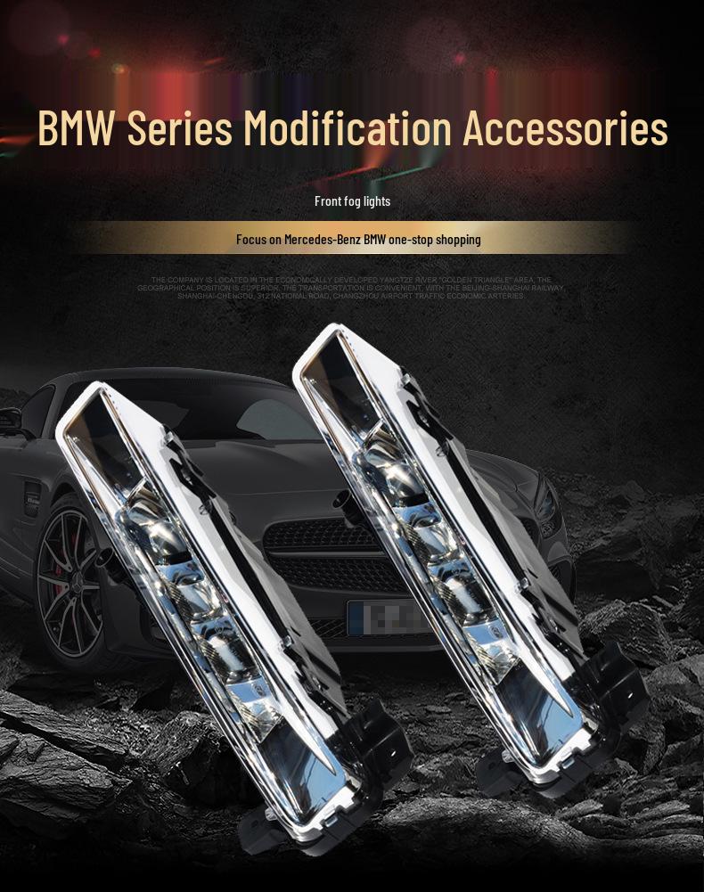 Compatible Front Fog and Daytime Running Light for BMW 5 Series G38